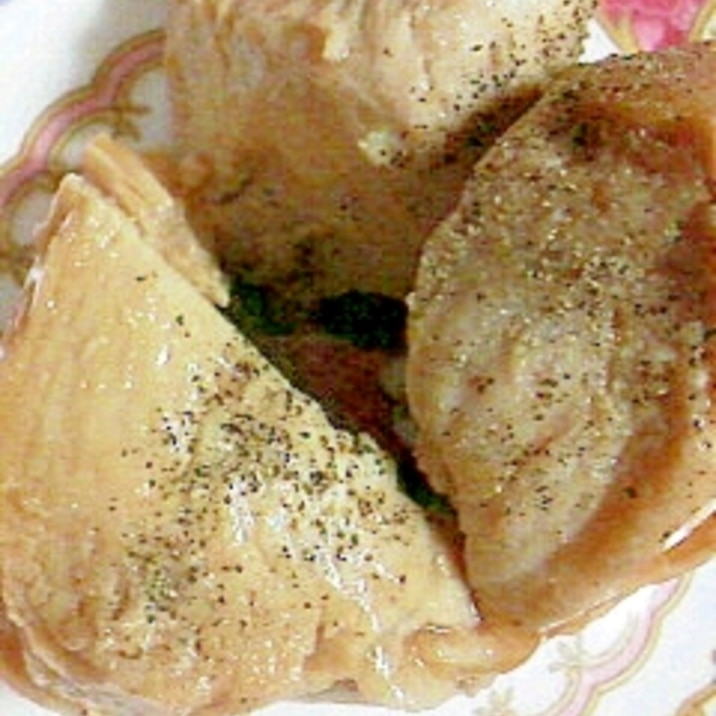 鶏ムネ肉のバルサミコ酢煮
